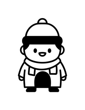 Cartoon astronaut in spacesuit smiling.