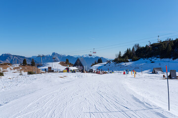 Ski Resort Zoncolan in Northern Italy