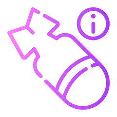 info gradient icon