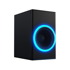 Obraz premium Futuristic Speaker Design with Glowing Accent