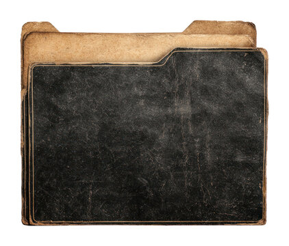 PNG Vintage worn textured file folder