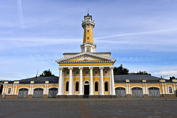 The fire tower is a beautiful symbol of Kostroma.