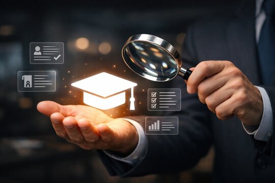 AI Education Credential Verification System with Diploma Authentication and Academic Record Validation