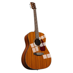 Naklejka premium Elegant golden vintage ribbon banner with ornate frame and text 