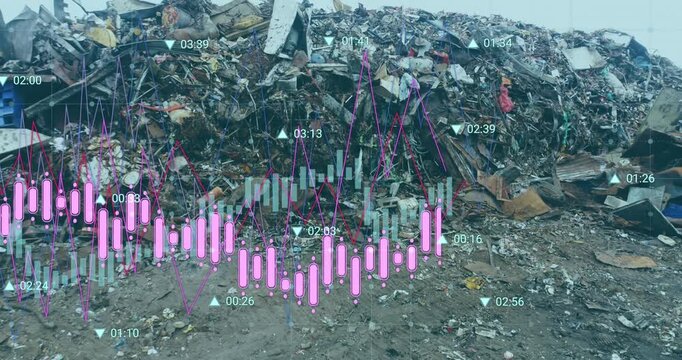 This video is a close-up of rusty metal pieces in a scrapyard