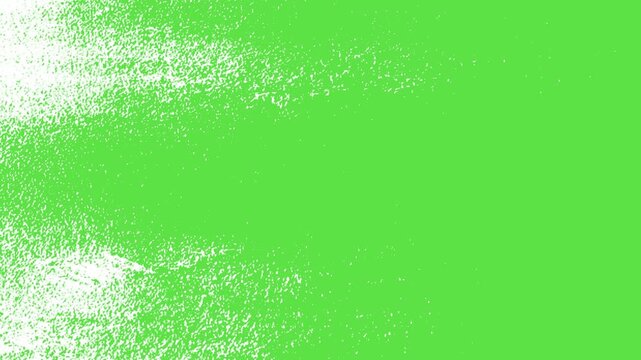 old film noise, grain and scratch on green screen animation ,chroma key retro vintage isolated overlay motion design element	
