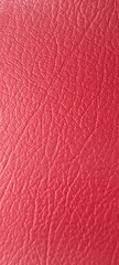 Fototapeta premium Red PU artificial leather surface