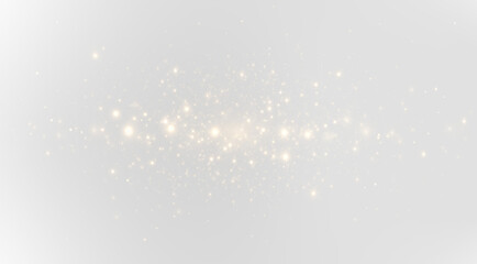 Radiant comet streak of sparkling particles with luminous glitter dust © slavo484