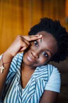 Portrait of a teenage girl