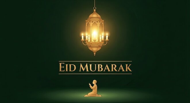 Eid mubarak wishes a festive islamic celebration of eid al fitr and eid al adha with lanterns and prayers