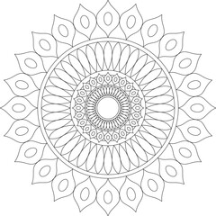 Zen Pattern Mandala Design Elegant Circular Artwork Intricate Line Art Modern Zenpattern for Peaceful Mind Calming Spiritual Meditation Inspired Printable Vector Art for Sale on Vecteezy