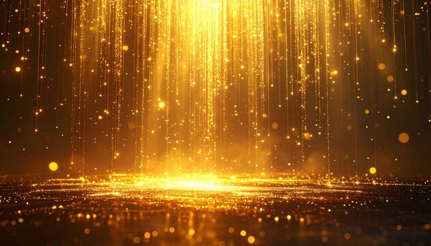 Goldener Lichtregen