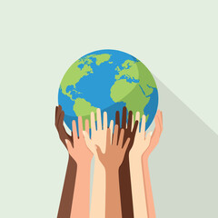 A Vibrant Illustration of Global Unity and Diverse Cooperation