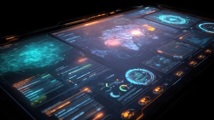 Obraz premium cyberpunk, cyberpunk_city, neon_lights, futuristic, sci_fi, dystopian, cyberpunk_style, neon_glow, 
