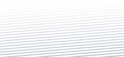 Fototapeta premium A clean, modern, abstract background featuring a pattern of diagonal light grey stripes, gradually fading into white at the top. Ideal for websites, presentations, and various design projects.