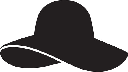 Summer Vacation Sun Hat Silhouettes