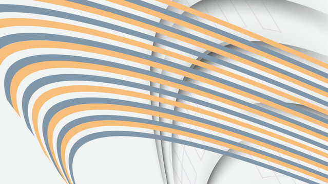 White banner background with diagonal lines