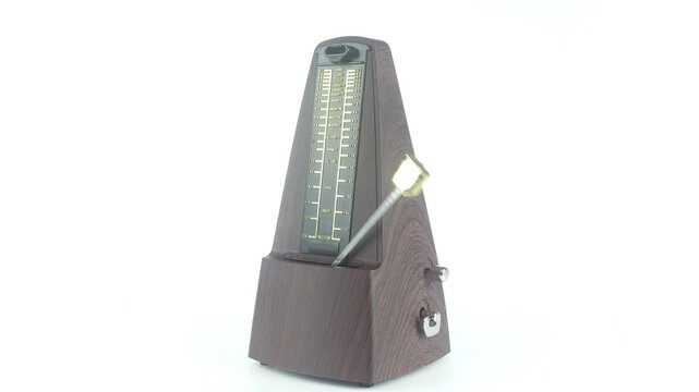 A Classic Mechanical Metronome For Control Of The Rhythm While Playing.