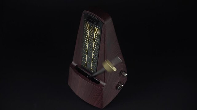 A Classic Mechanical Metronome For Control Of The Rhythm While Playing.