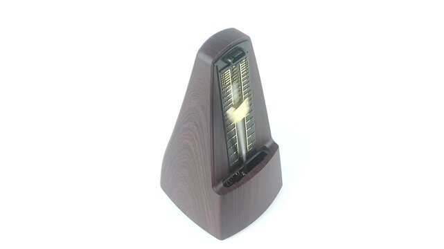A Classic Mechanical Metronome For Control Of The Rhythm While Playing.