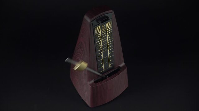 A Classic Mechanical Metronome For Control Of The Rhythm While Playing.