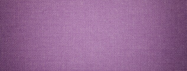 Fototapeta premium Texture purple textile material background, macro weave pattern. Structure violet fabric backdrop, with vignette