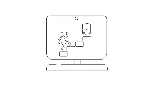 Online Learning and Career Growth - A Conceptual Illustration.