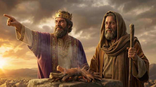 Balaam, King Balak, and the Talking Donkey, Angel Blocking the Prophet&rsquo;s Path