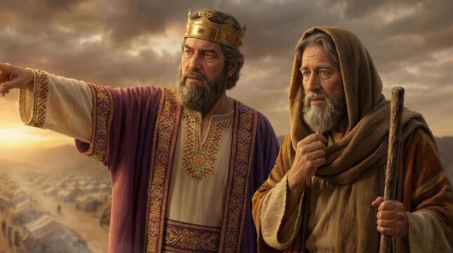 Balaam, King Balak, and the Talking Donkey, Angel Blocking the Prophet&rsquo;s Path