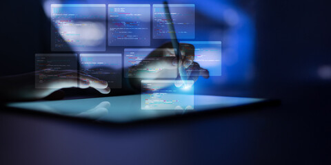 Software Engineering Interface Demonstrating Structured Code Development and Logic.