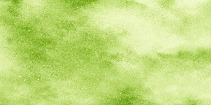 Green abstract grunge background with an aged vintage paper texture and stained antique parchment pattern in an old retro art design