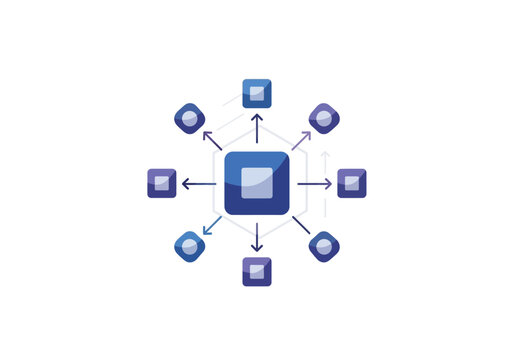 Central Server Connected to Multiple Devices.
