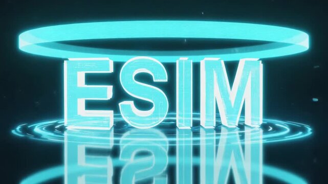 Hologram of "Esim".