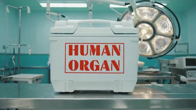 Human organ box.