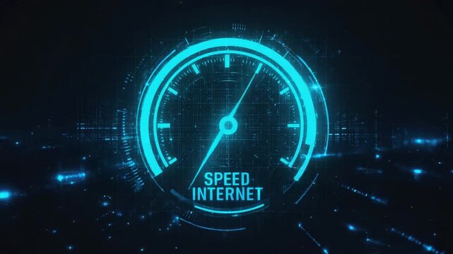 Internet speed test.