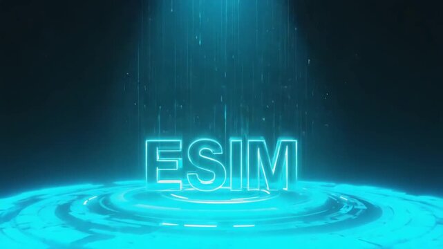 Hologram of "Esim".