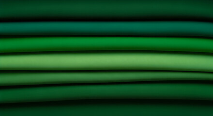 A stack of green paper rolls with different shades . Shamrock st patricks day celebration