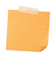 Fototapeta premium PNG Blank sticky note with tape