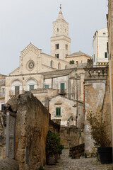 Fototapeta premium View of the ancient town of Matera (Sassi di Matera), European Capital of Culture 2019, Basilicata, Southern Italy