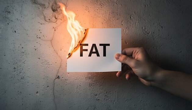 Burning Note Fat Visual Concept