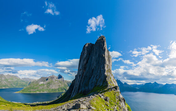 Mountain peak Segla on Senja in Norway