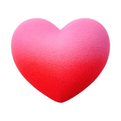 Obraz premium PNG Vibrant heart gradient illustration.