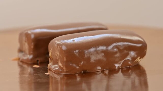 video of a chocolate bar