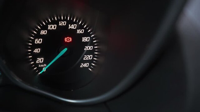 Dashboard warning lights during car startup
