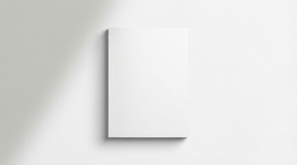 Open white envelope with blank paper inside on clean background
