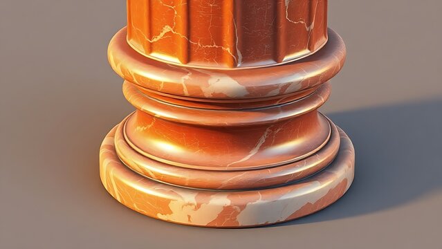 porphyry. A deep red porphyry column base from ancient Rome with a polished smooth surface and intricate veining. real-estate listings.