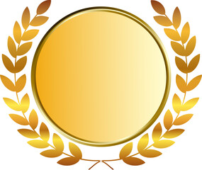 gold medal and laurels