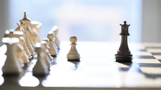 Chess Strategy Concept for Market Pressure and Rivalry