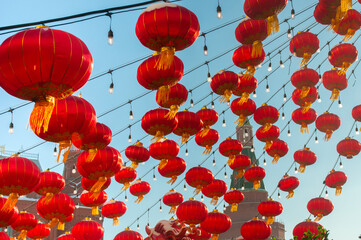 Chinese new year in Moscow, Chinese decorations for the new year