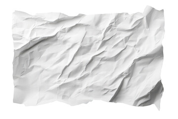 Obraz premium Crumpled White Fabric Sheet with Soft Folds and Wrinkled Texture cloth, Isolated On Png Transparent Background